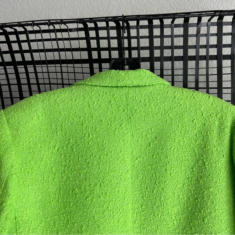 Smythe 90s lime tweed blazer green XS - Picture 10 of 14